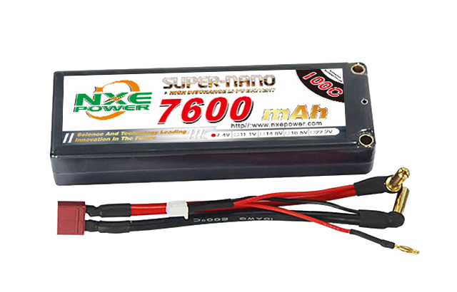 7600mAh 100C 2S2P 7.4V 車模電池